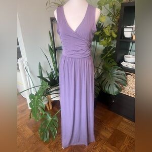 Stitch Fix Kaileigh Lilac Faux Wrap Knit Dress L